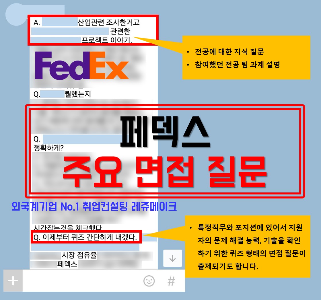 외국계 기업 페덱스코리아 채용 합격사례 FedEx Korea - 외국계기업 취업컨설팅 레쥬메이크 ⎪ Resumake.co.kr